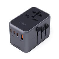 ราคา หัวแปลงปลั๊กไฟ AUKEY Universal Adapter Travel Mate 65W GaN with USB Ports (PA-TA08) (689323785995)