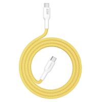 สายชาร์จ ALPHA.X USB-C to USB-C Cable 1.2M Yellow (ALUSB-CC2) (8859531904583)