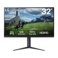 จอมอนิเตอร์ LG 32GS85Q-B.ATM Gaming Monitor (Nano IPS 2K 180Hz) (8806096122778)