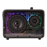 ลำโพง TECHPRO Wireless Speaker RGB Lynx01 Black (8857816086870)