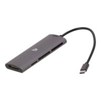 ราคา Blue Box 6-in-1 Type-C Card Reader Silver Gray (8858882712601)