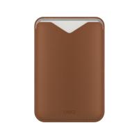 ราคา กระเป๋าใส่บัตร Uniq Lyden Evo Magnetic Stand Card Holder Caramel (8886463693155)