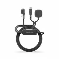 ราคา สายชาร์จ AMAZingthing 4-in-1 Multifunctional 100W Thunder Pro I 7X 1.5M Black (4892878130950)