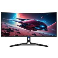 จอมอนิเตอร์ LENOVO LEGION R34w-30 Gaming Monitor (VA 2K 180Hz Curved) (198154306137)