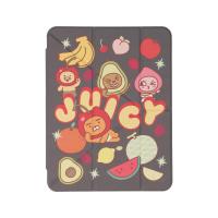 QPLUS x KAKAO Friends เคส iPad Air4/5/6/7/8 11 2026 (M2/M3/M4) Y Model Juicy Friends Gray (885888000