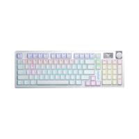 คีย์บอร์ดเกมมิ่ง AULA S98 (WHITE) RED SWITCH 3IN1 GASKET RGB (6948391208275)