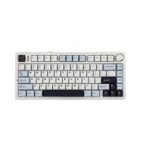 คีย์บอร์ดเกมมิ่ง AULA F75 (BLUE/WHITE/PURPLE) GREEN SWITCH (6948391209241)