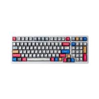 คีย์บอร์ดเกมมิ่ง AULA F99 COMICS V.3 Gray Wood Switch (6978080501653)