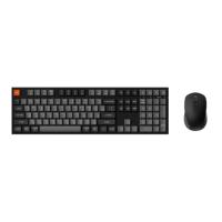 คีย์บอร์ดและเมาส์ Keychron B36 Wireless with silicone keyskin and BM25 Mouse Combo 100% Black (EN/TH