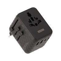 หัวแปลงปลั๊กไฟ Blue Box Multifunction Universal Travel Adapter 70W GaN3 (BB-UA02) Black (88588833455