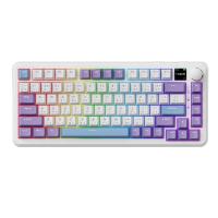 คีย์บอร์ดเกมมิ่ง AJAZZ AK820Max LCD Tri-Mod Mountain Mist - Magnetic Switch (6976412982606)