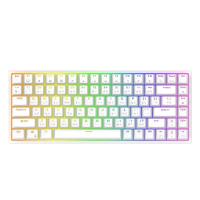 ราคา คีย์บอร์ดเกมมิ่ง Royal Kludge Gaming RK84 White Wireless Mechanical Keyboard Red Switch (6935280813511)