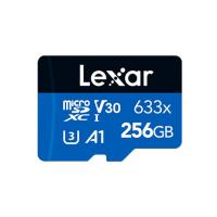 ราคา เมมโมรี่การ์ด Lexar MicroSDHC 256GB High Performance BL 633x Global (843367119721)