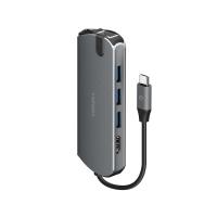 Energea Aluhub HD PRO2 8-IN-1 USB-C Hub - Gunmetal (8885020101768)