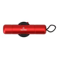 ราคา ค้อนทุบกระจกนิรภัย TECHPRO Vehicle-mounted 2-in-1 Safety Hammer Red (8851330325705)