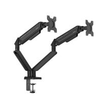 แขนจับจอมอนิเตอร์ ANDA SEAT Dual Monitor Arm Stealth II (AD-W-A6D-2S-BB) Black (6972417138796)