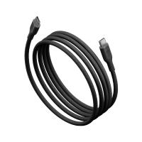 สายชาร์จ ENERGEA USB-C to USB-C 60W 480Mbps 1.5M FLOW Black (8885020104905)