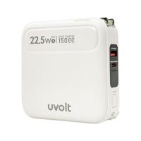 พาวเวอร์แบงค์ UVolt 15000 mAh Built-In Cable 3-in-1 22.5W UVP15AC-02 Cream (CCC) (8859883265622)