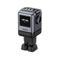 อะแดปเตอร์ Ugreen Wall USB Charger 1 USB-A / 3 USB-C (PD100W) Robot GaN Gray (65883) (6941876268832)