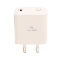 ราคา อะแดปเตอร์ TECHPRO Wall USB Charger 1 USB-C (PD45W) TP-WC05 White (8859703456728)