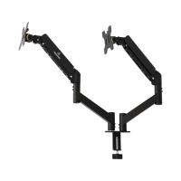 ราคา แขนจับจอมอนิเตอร์ TECHPRO Ergonomic Dual Monitor Arm Black (MA28-24) (8857882823027)