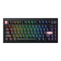 คีย์บอร์ดเกมมิ่ง Fantech Wireless MK921 Black (White Switch) (6977052254740)