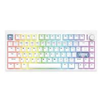 คีย์บอร์ดเกมมิ่ง Fantech Wireless MK921 White (White Switch) (6977052254764)