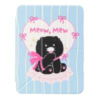 QPLUS x KAKAO Friends เคส iPad Air4/5/6/7/8 11 2026 (M2/M3/M4) Y Model Fluffy Ribbon Club Blue (8858