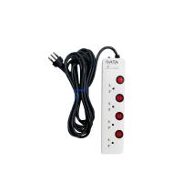 ราคา ปลั๊กไฟ DATA Plug 4 Way 4 Switch 3M. HM4496M3W (8853038011645)