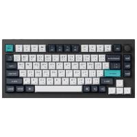 ราคา คีย์บอร์ดเกมมิ่ง Keychron Q1 Max Swappable RGB Backlight Knob Version Black - Red Switch (4895248871446)