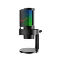 ราคา ไมโครโฟน Fifine A8 USB Mic Desk Stand RGB Black (5031192994100)