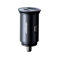 ที่ชาร์จแบตในรถ JOYROOM Car Charger 1 USB-A / 1 USB-C (PD60W) Mini Black (JR-CCN04) (6941237101501)