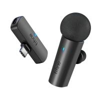 ราคา ไมโครโฟน Fifine M6 USB-C Wireless Lapel Mic Black (5031192993905)