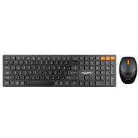 ราคา เมาส์และคีย์บอร์ดไร้สาย NUBWO Wireless Combo Set NKM631 Black (TH/EN) (8859790011985)