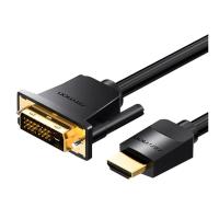 ราคา สายเชื่อมต่อ Vention HDMI Male to DVI 24+1 Male 1.5m (6922794732810)