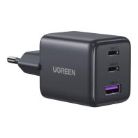 ราคา อะแดปเตอร์ Ugreen Wall USB Charger 1 USB-A / 2 USB-C (PD30W) GaN Gray (TISI) (6941876265732)
