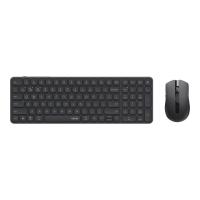 ราคา เมาส์และคีย์บอร์ด Rapoo Wireless Mouse + Keyboard 9350S Multi-mode Dark Gray (6940056129352)