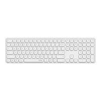 คีย์บอร์ดไร้สาย Rapoo E9550L Multi-mode White (6940056131737)