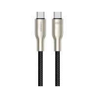 สายชาร์จ VEGER USB-C to USB-C Braided 65W DATA 1.2M Black (VU-CC22) (8859531913684)