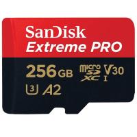 ราคา เมมโมรี่การ์ด SanDisk Extreme Pro microSDXC 256GB V30 U3 C10 A2 200MB/s R 140MB/s W with SD adaptor (SDSQXCD-256G-GN6MA) (619659188542)