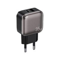 อะแดปเตอร์ WHY Wall USB Charger 1 USB-A / 1 USB-C (PD35W) Gray (WC-3452) (8859703456322)