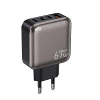 ราคา อะแดปเตอร์ WHY Wall USB Charger 1 USB-A / 3 USB-C (PD67W) Gray (WC-3464) (8859703456339)