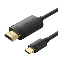 สายเชื่อมต่อ Vention USB-C to HDMI Cable Converter 4K 2M. Black (CRIBH-SCB) (6979823760474)