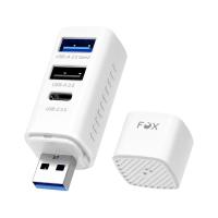 ราคา FOX PocketHub USB-A 3-Port Hub 10Gbps (G-H719) White (8855879957915)