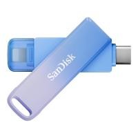 แฟลชไดร์ฟ SanDisk Creator Series Phone Drive 128GB Blue ombre SDIXD0N-128G-GN6TP (USB-C/Lightning) (