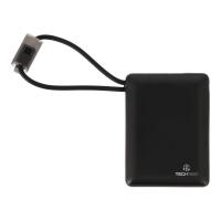 ราคา พาวเวอร์แบงค์ TECHPRO 10,000 mAh Built-in Cable PB10-D Black (8859221727348)