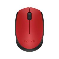 ราคา เมาส์ไร้สาย Logitech Wireless Mouse M171 Red (097855119247)