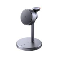 ที่ชาร์จไร้สาย Mcdodo 3-in-1 Qi2 Wireless Charger Magnetic MagQ Stand 15W Black (CH-2460) (885789978