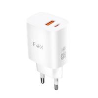 ราคา อะแดปเตอร์ FOX Wall USB Charger 1 USB-A (QC3.0) / 1 USB-C (PD20W) White (AP28) (8856899549739)