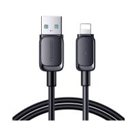 สายชาร์จ JOYROOM USB-A to Lightning Cable 3A Multi-Color 1.2M Black (S-A14) (6956116748159)